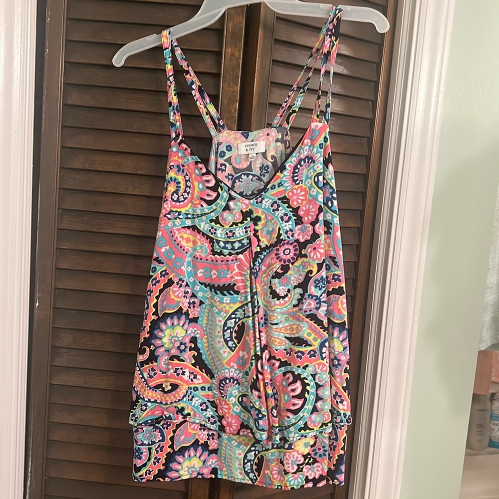 Floral print top